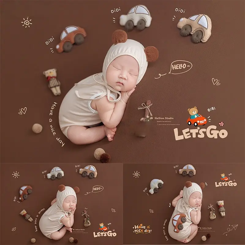 Cute Bear Theme Set - Newborn Photography Props - Image 5